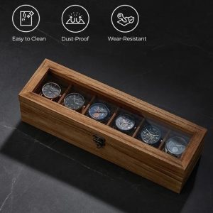 Estuche de Almacenamiento para 6 Relojes Premium