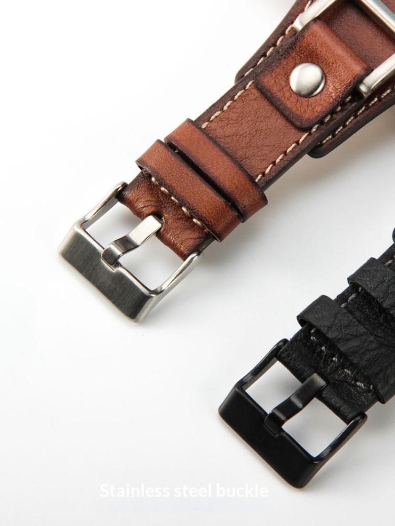 Correa Cuero Bovino 24mm Fossil Vintage Premium - Imagen 3