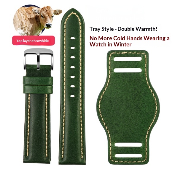 Correa Reloj Cuero 21mm Premium con Bandeja - Imagen 4