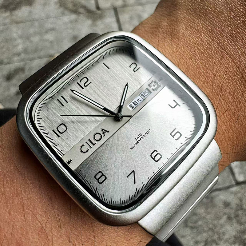 Reloj Mecánico Hombre Diseño Minimalista Sofisticado - Imagen 3