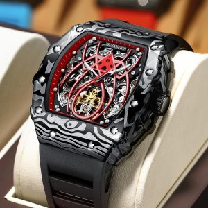 Reloj Automático Barrel Deportivo Esqueletizado Luminoso