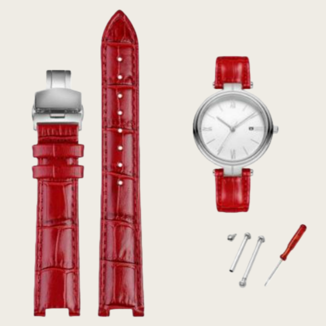 Correa Reloj Cuero Texturizado Premium - Diseño Sofisticado