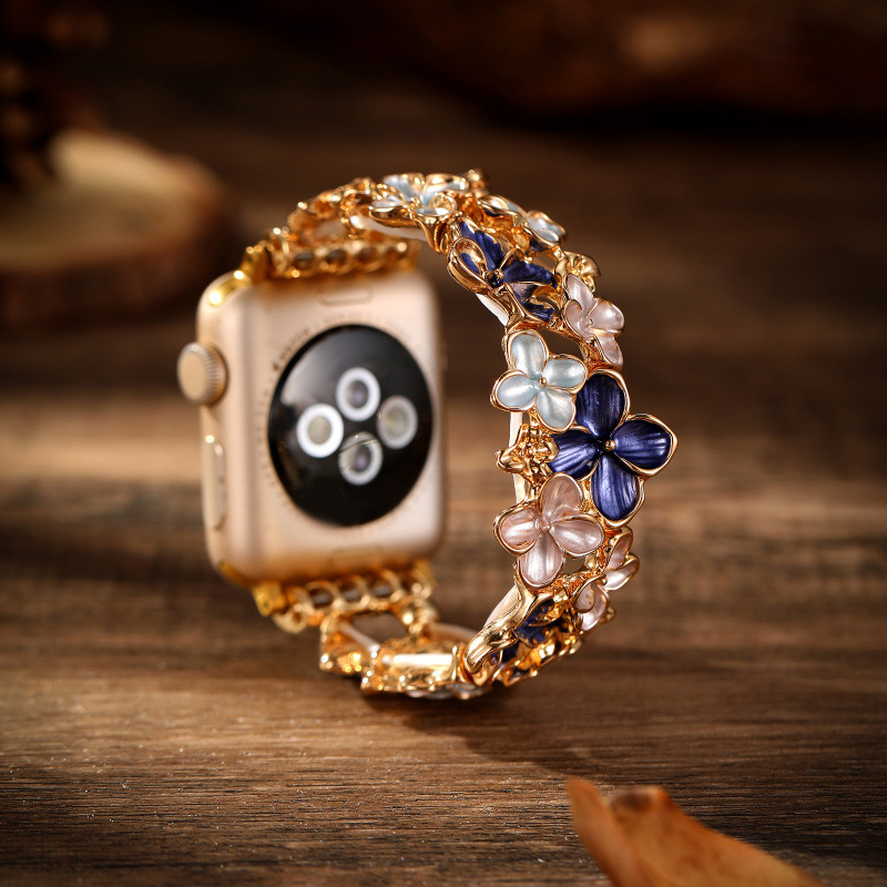 Correa Reloj Elástica Floral - Elegancia Versátil - Imagen 4