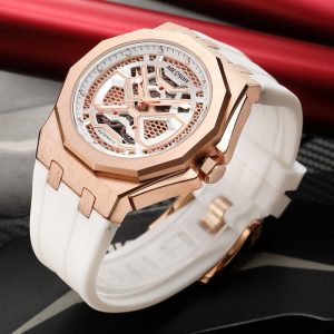 Reloj Mecánico Hueco Hombre Luminoso Resistente Agua