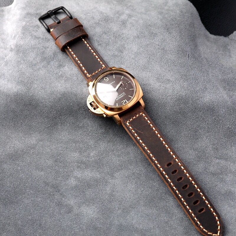 Correa Reloj Cuero Italiano Curtida Vegetales - Imagen 3