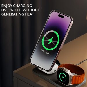 Estación de Carga Inalámbrica 3 en 1 Plegable